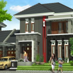 Desain Rumah Minimalis Modern Type 70 Bertingkat