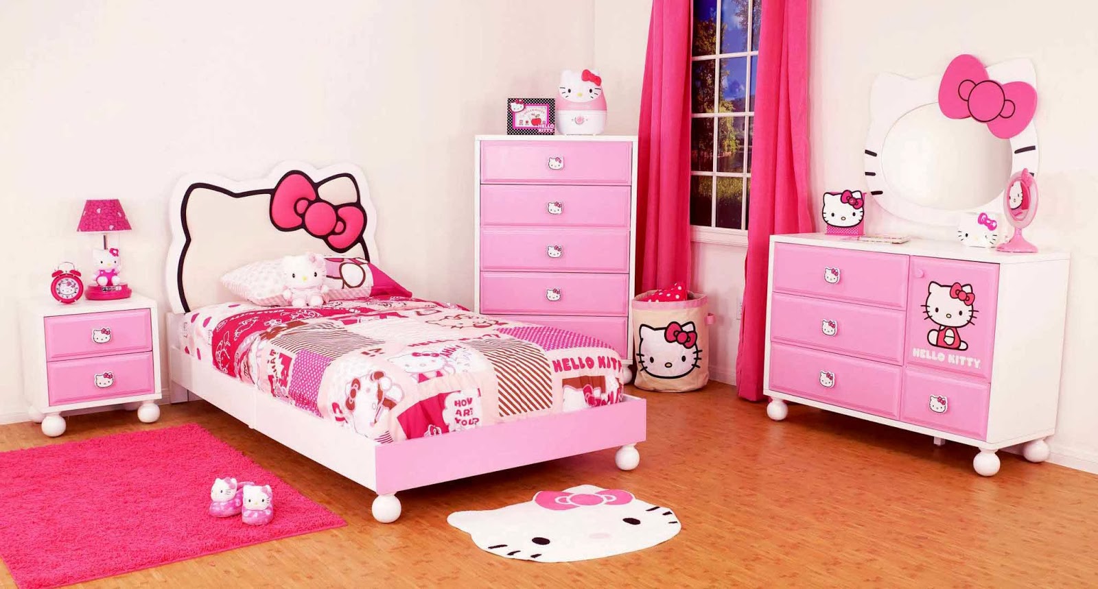 kamar-tidur-anak-perempuan-hello-kitty-terbaru
