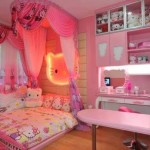Tempat Tidur Anak Perempuan Hello Kitty Sebagai Pelengkap Interior